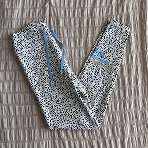 White Fox Active Speckled Print High Rise Leggings (S)